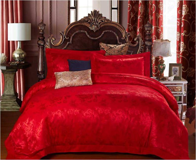 恒源祥仿真丝大提花四件套（柔情似水）