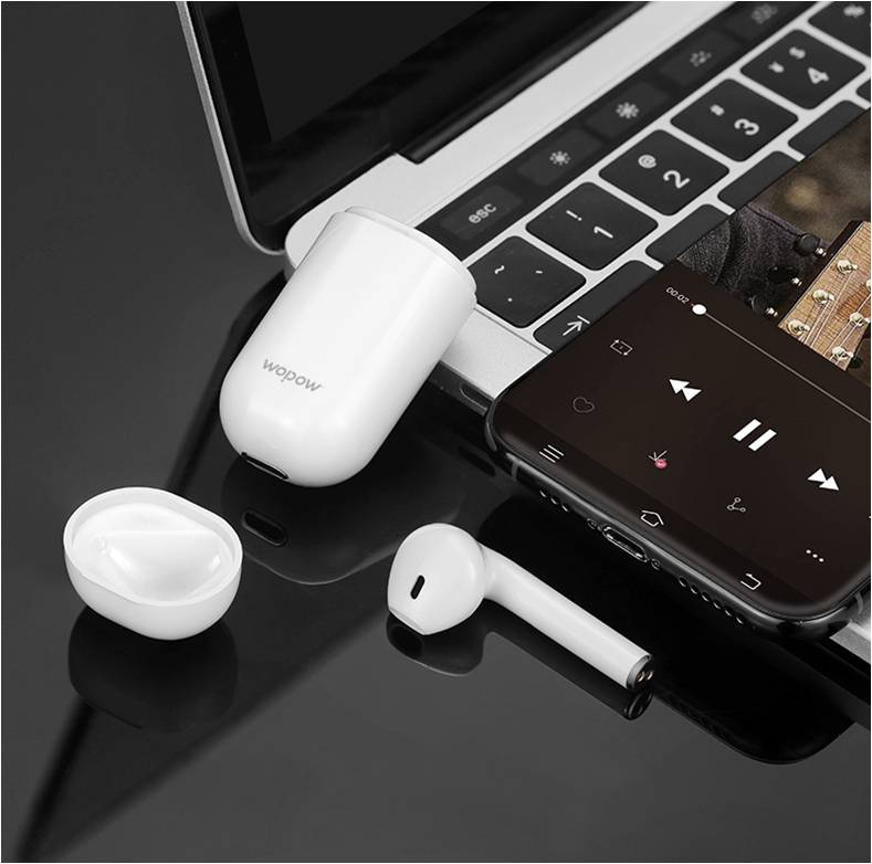 沃品单耳便携蓝牙耳机